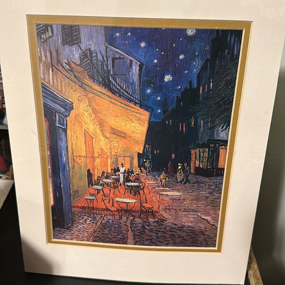 Cafe Terrace at Night by Vincent van Gogh print from World Market